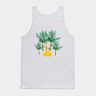 Giraffes with flowers Tank Top